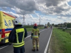 Wypadek drogowy na DW235 w Gacniku